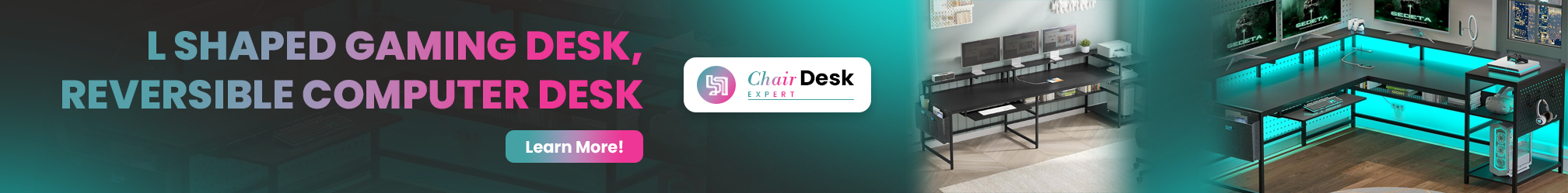 SEDETA L Shaped Gaming Desk