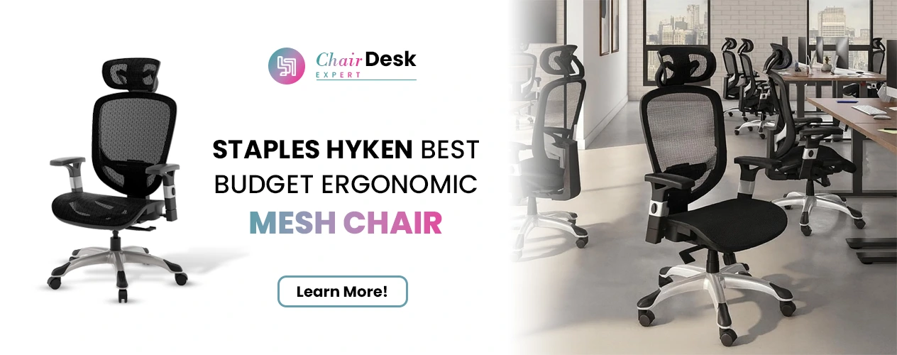 Staples Hyken | Best Budget Ergonomic Mesh Chair