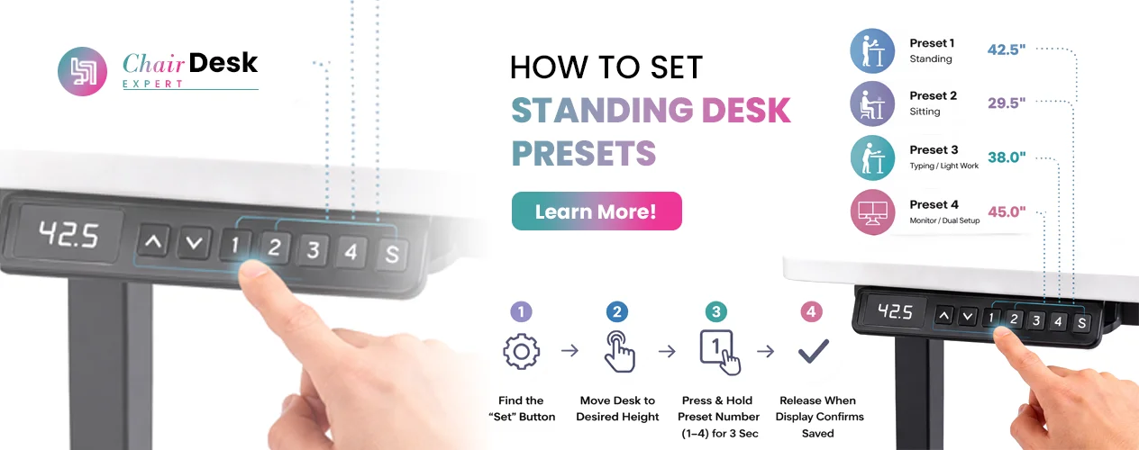 How to Set Standing Desk Presets ? | A Step-by-Step Guide