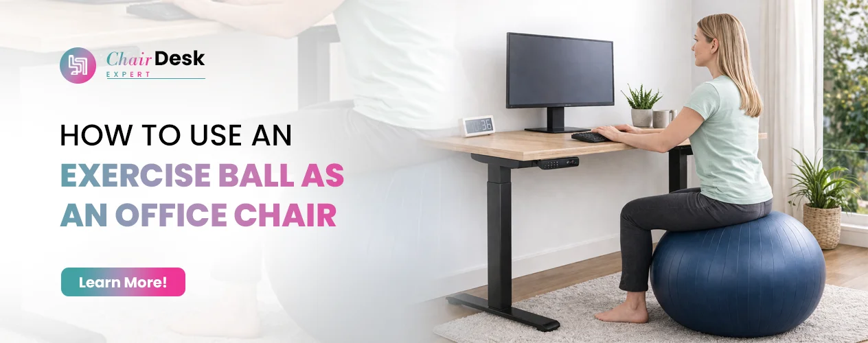 How To Use An Exercise Ball As An Office Chair?