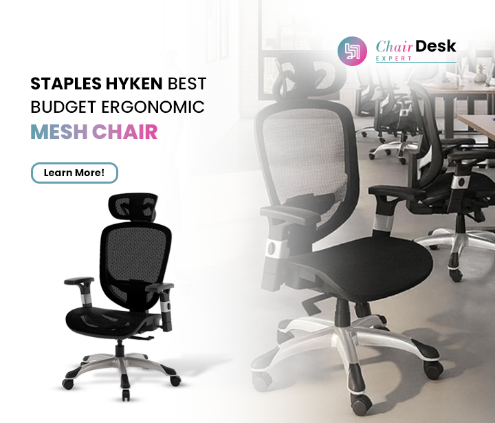 Staples Hyken | Best Budget Ergonomic Mesh Chair
