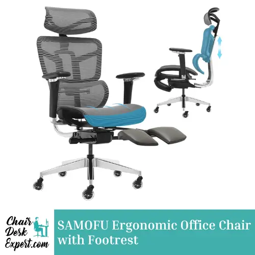 SAMOFU Ergonomic Office Chair with Footrest